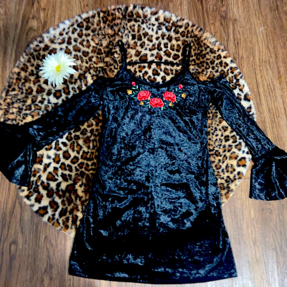 Disney Pixar COCO Velvet, Floral Dress NWT MSRP $48